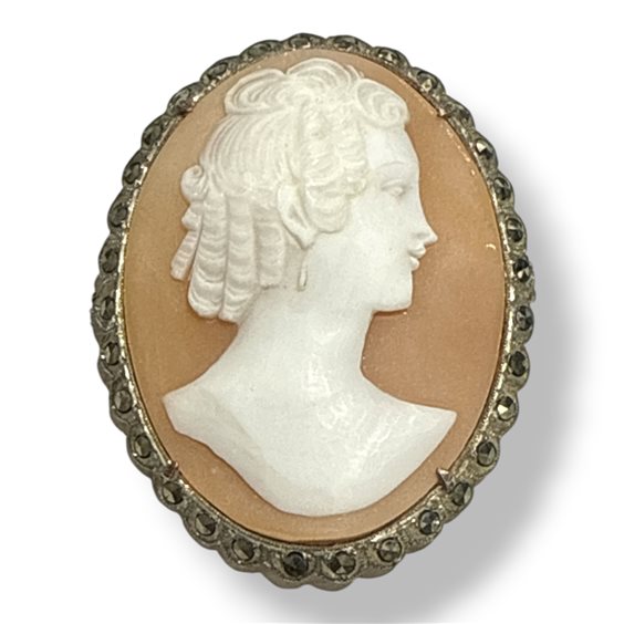 Brosche Mandile 1922 Dame Cammei antichi in Silber Conchiglia 2MSPCM46 - 2MSPCM46